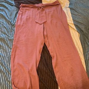 Soho pants. Dark pink. Size medium